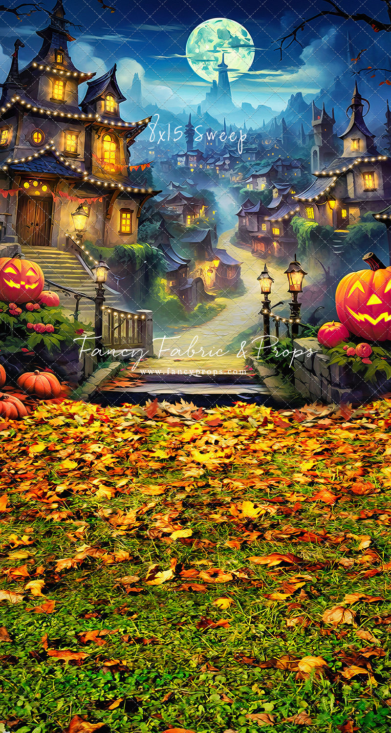 Spooky Town- With Lights - With Sweep Option