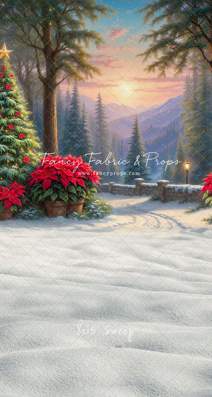 Sunset on Yuletide Lane - With Sweep Option