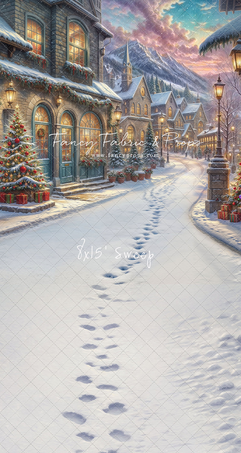 Winter Frost Market Street - Snow Version - with Sweep Option