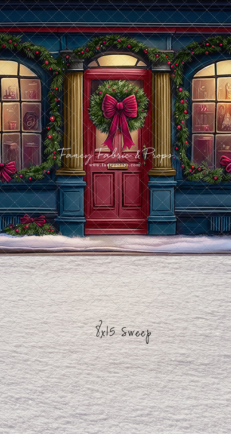 Wintertime Shop - Blue Shop - with Sweep Option