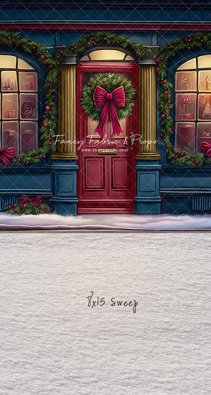 Wintertime Shop - Blue Shop - with Sweep Option