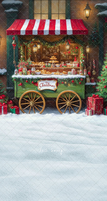 Yuletide Treats Cart - With Sweep Option