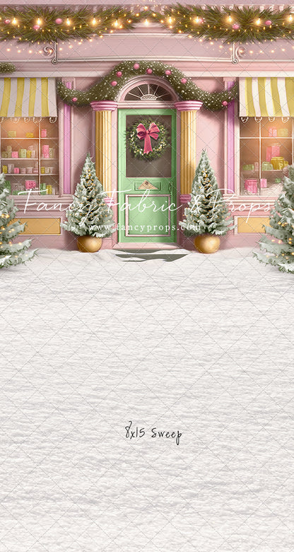 Frosty Sweet Shop - Green & Gold - with Sweep Option