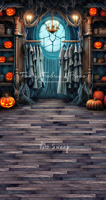 Haunted Wardrobe -Grey Floor - With Sweep Option