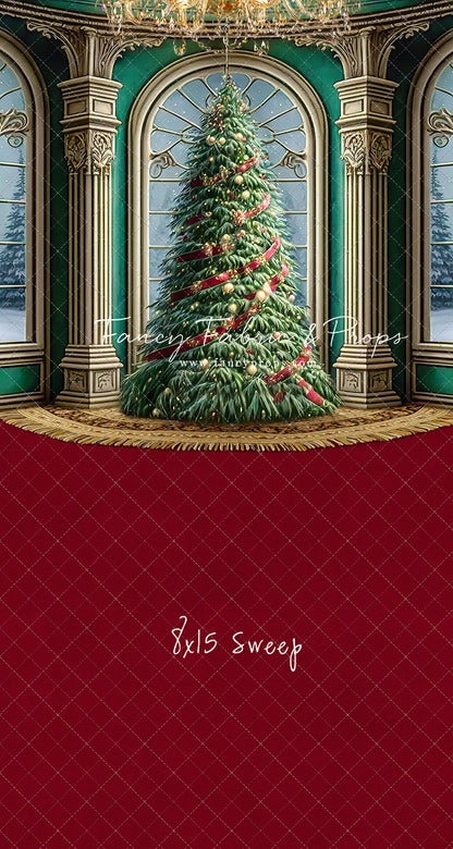 Royal Christmas Tree - Red Carpet Option - with Sweep Option