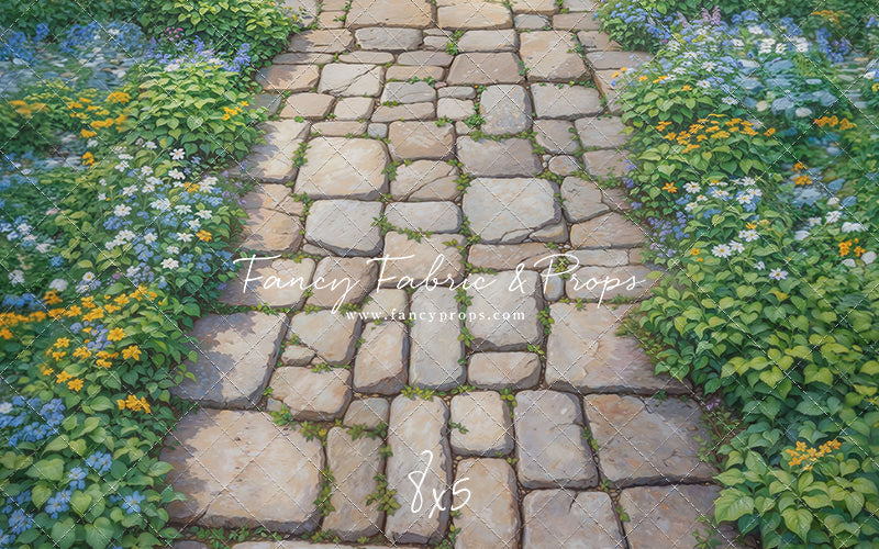 Flower Shop Cobblestone Mat Floor