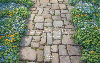 Flower Shop Cobblestone Mat Floor
