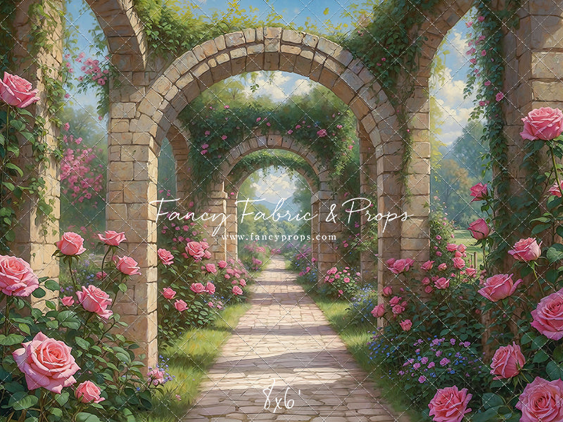 Arcadian Rose Gate - With Sweep Option