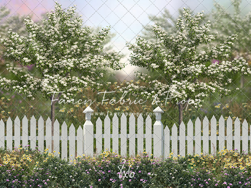 Country Spring Picket Fence