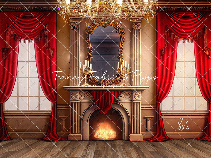 Cozy Up By The Fire - Wood Floor Option - with Sweep Option