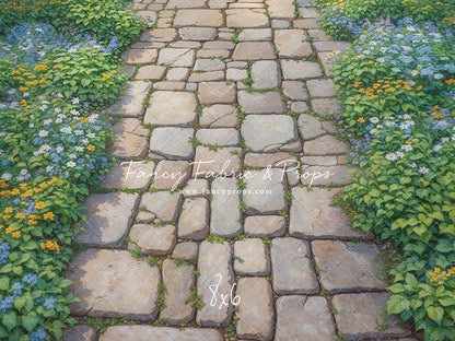 Flower Shop Cobblestone Mat Floor