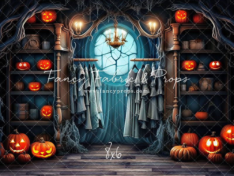 Haunted Wardrobe -Grey Floor - With Sweep Option