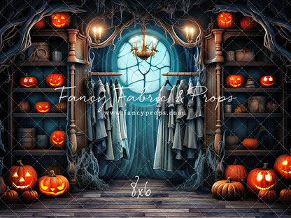 Haunted Wardrobe -Grey Floor - With Sweep Option