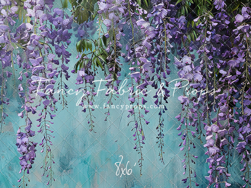 Painted Blue Wisteria