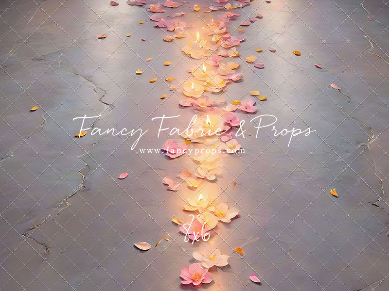 Path of Petals Concrete Floor