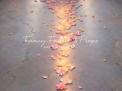Path of Petals Concrete Mat Floor