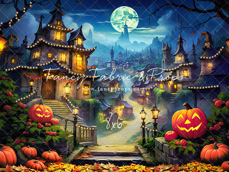 Spooky Town- With Lights - With Sweep Option