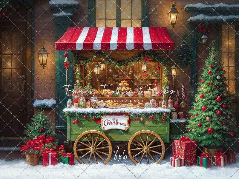Yuletide Treats Cart - With Sweep Option