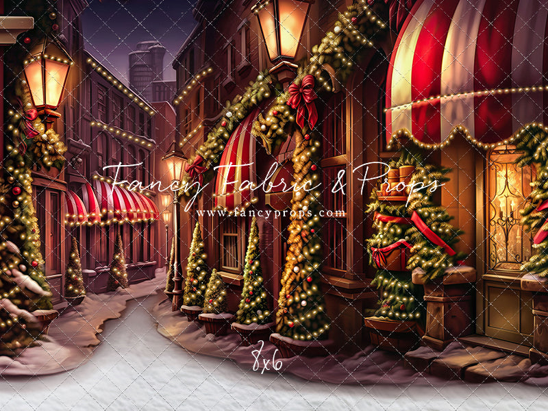 Crimson Christmas Shops - with Sweep Option