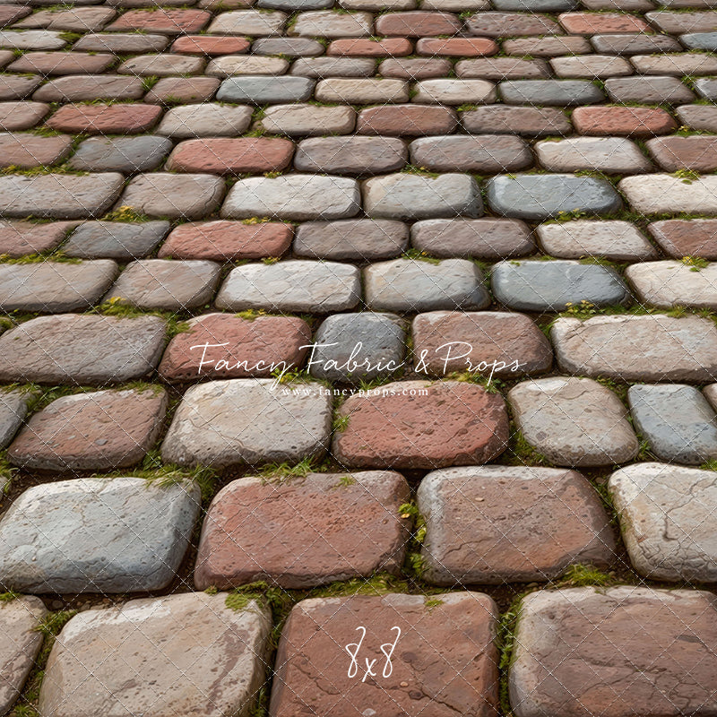 Colored Garrison Cobblestone Mat Floor
