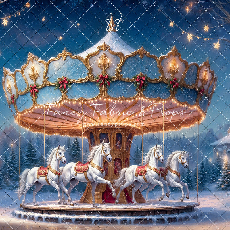 Enchanted Holiday Carousel - With Sweep Option