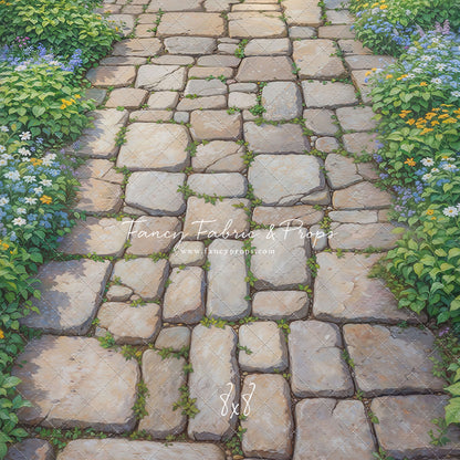 Flower Shop Cobblestone Mat Floor