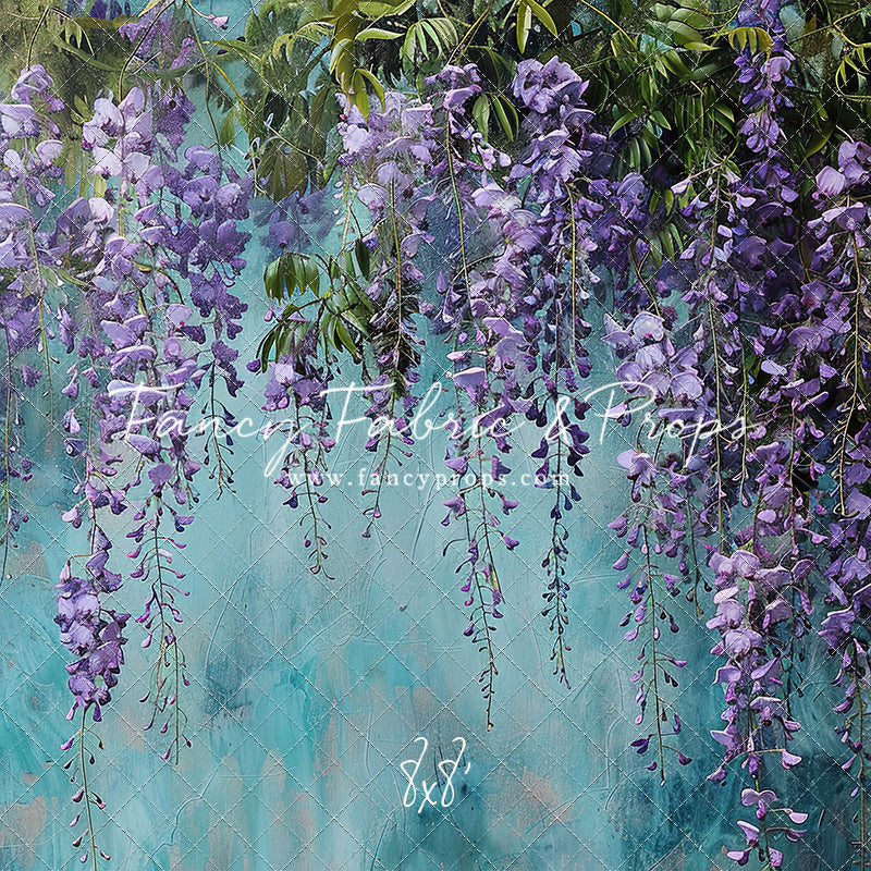 Painted Blue Wisteria