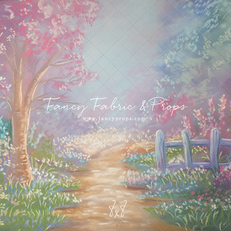 Pastel Garden Pathway - With Sweep Option