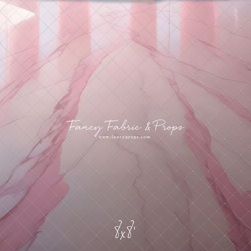 Pastel Pink Marble Mat Floor