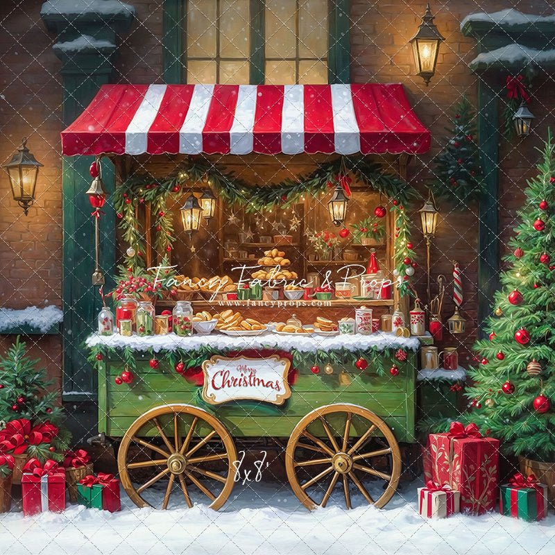 Yuletide Treats Cart - With Sweep Option