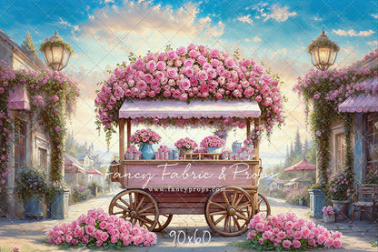 Blushing Bloom Cart - With Sweep Option