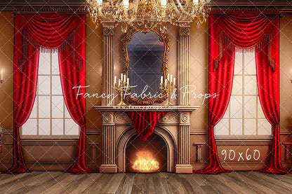 Cozy Up By The Fire - Wood Floor Option - with Sweep Option