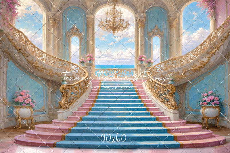 Enchanting Pastel Staircase - With Sweep Option