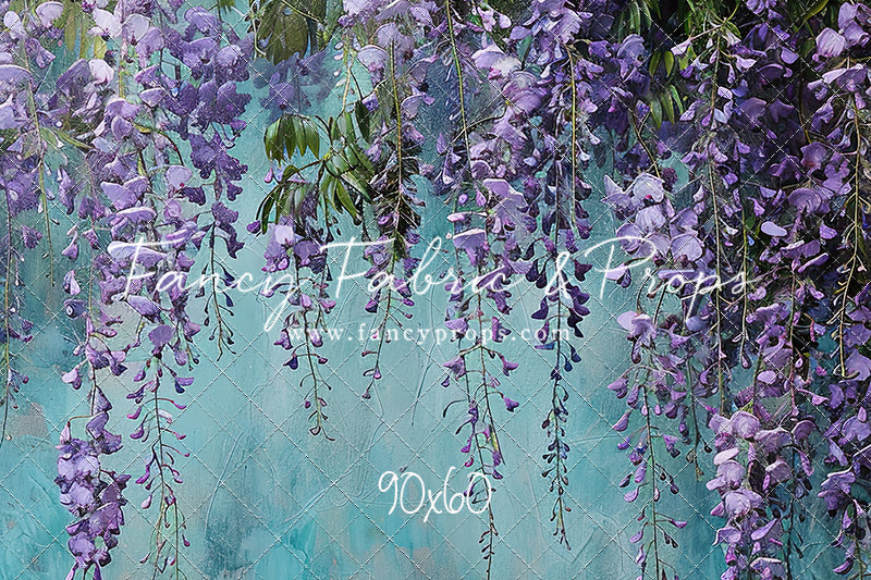 Painted Blue Wisteria