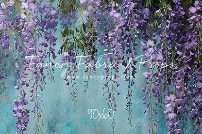 Painted Blue Wisteria