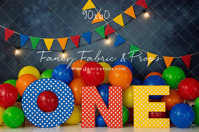 RTS　Fancy　Fabric　Primary　Party　Palooza　-Perfect　–　Condition-　65%　off　Props