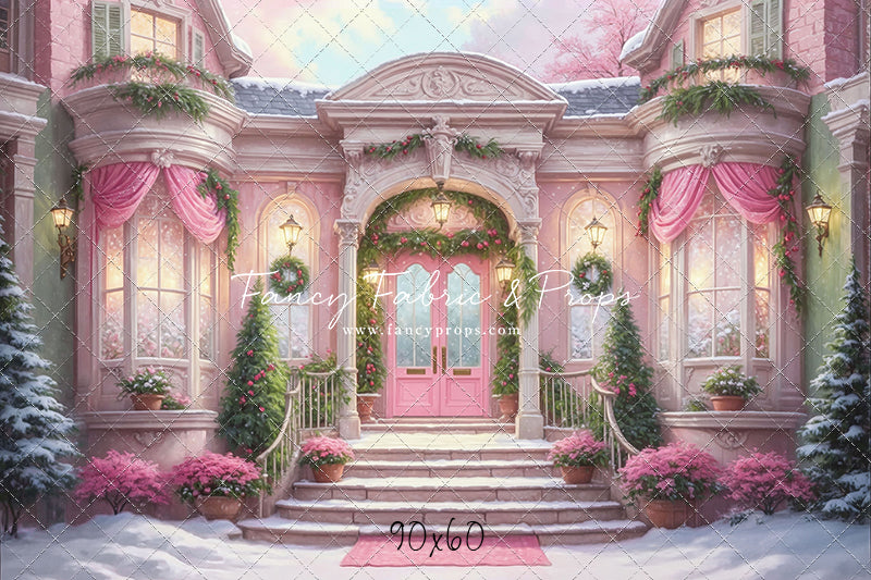 Rose Victorian Christmas - With Sweep Option