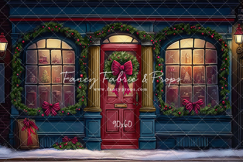 Wintertime Shop - Blue Shop - with Sweep Option