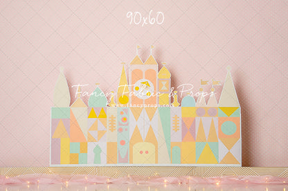 RTS Castle Block Party - 90x60" Wrinkle-Free Fabric - Banding/Dirt - 60% Off