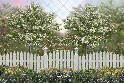 Country Spring Picket Fence