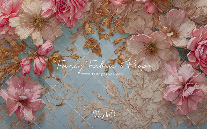 Blushing Petal Tapestry - Horizontal Only