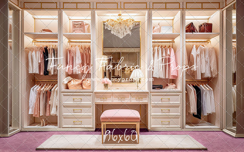 Boss Babe Closet - Pink Carpet - With Sweep Option