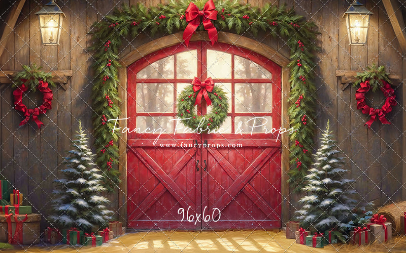 Christmas At The Red Barn - Straw Floor - with Sweep Option