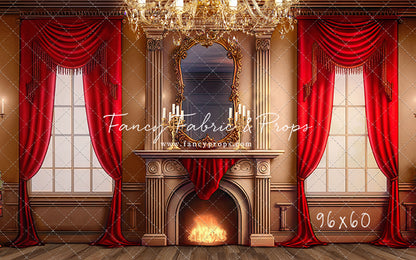 Cozy Up By The Fire - Wood Floor Option - with Sweep Option