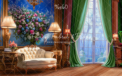 Elegant Lounge - Green - With Sweep Option