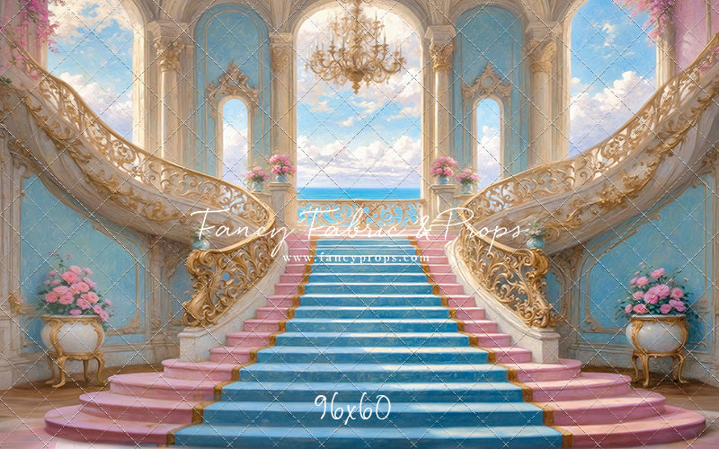 Enchanting Pastel Staircase - With Sweep Option