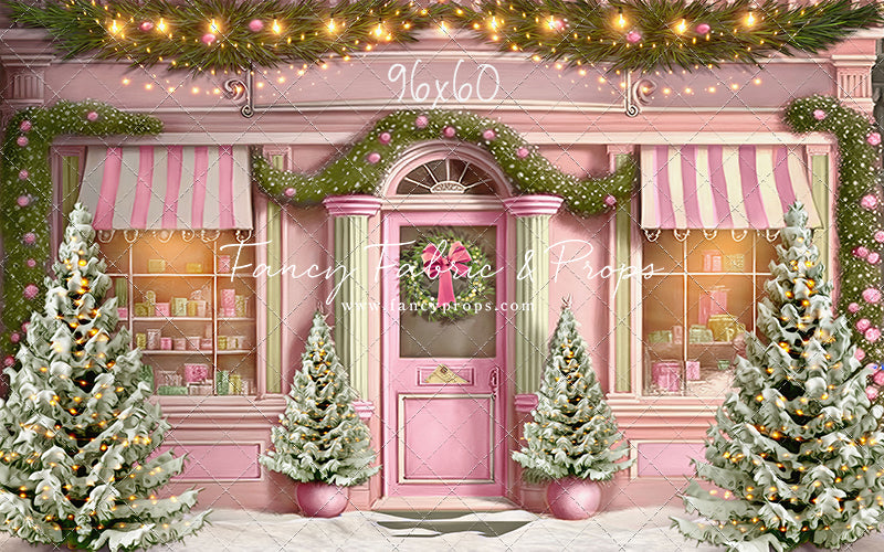 Frosty Sweet Shop - Pink & Sage - with Sweep Option