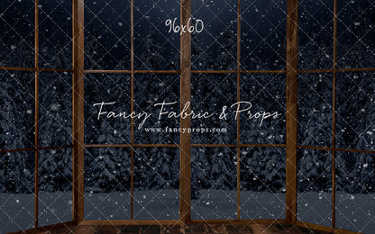 Midnight Snowy Bay View