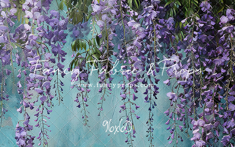 Painted Blue Wisteria