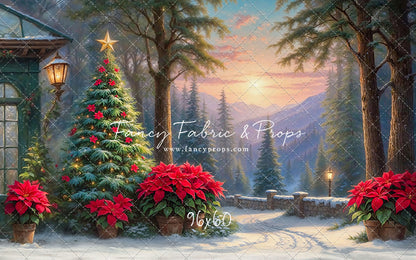 Sunset on Yuletide Lane - With Sweep Option